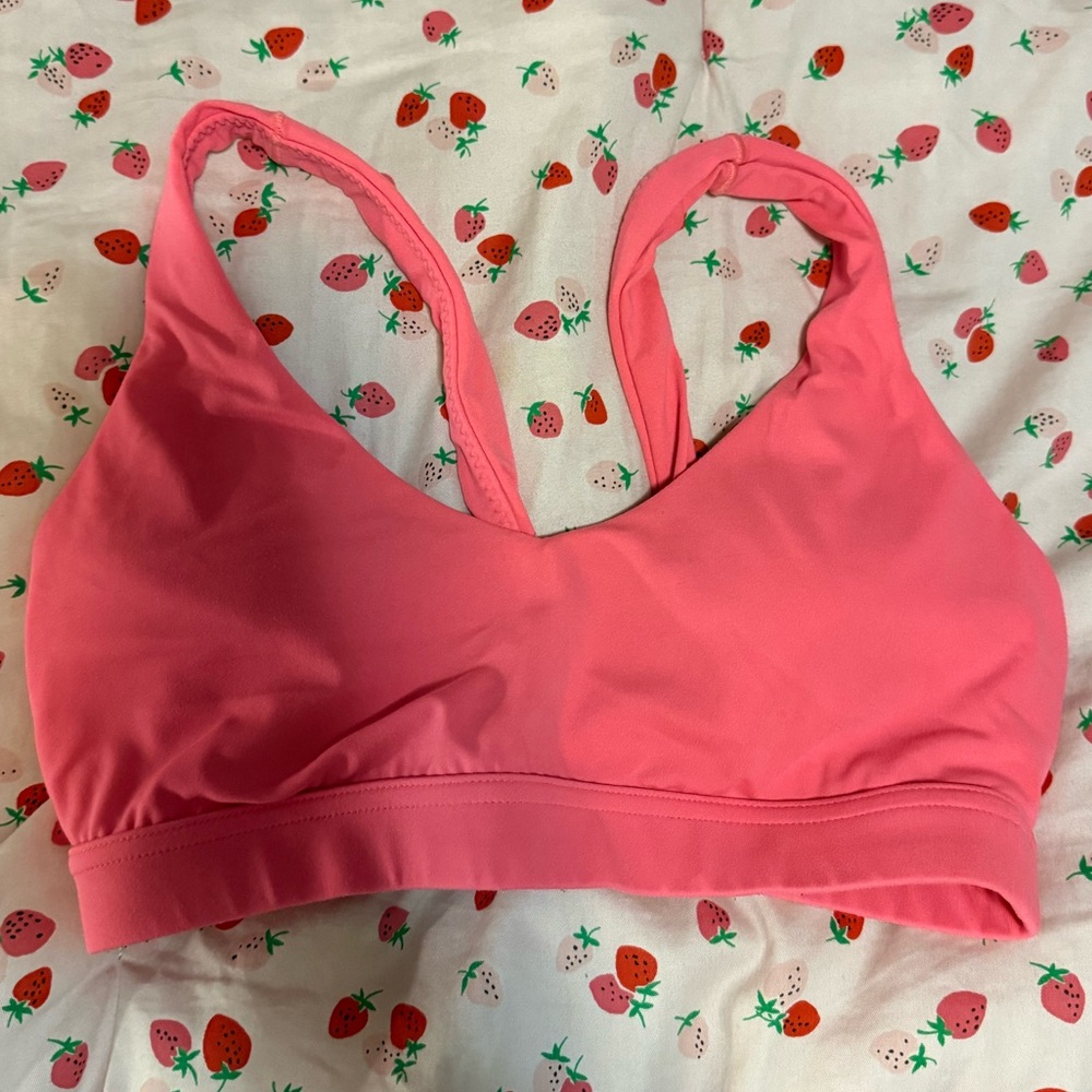 neon pink offline sports bra